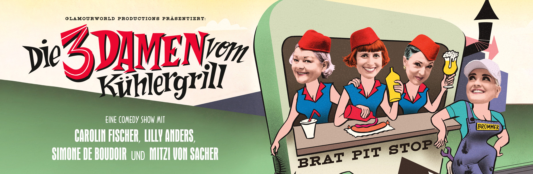 Die drei Damen vom Kühlergrill